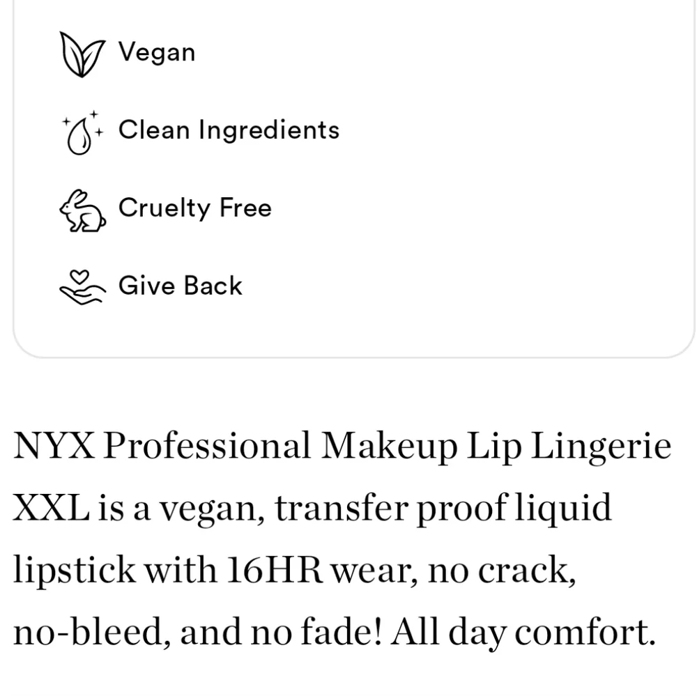 New & Sealed Nyx Lingerie XXL Liquid Lipstick